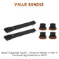 Heavy-Duty Adjustable Appliance Rollers