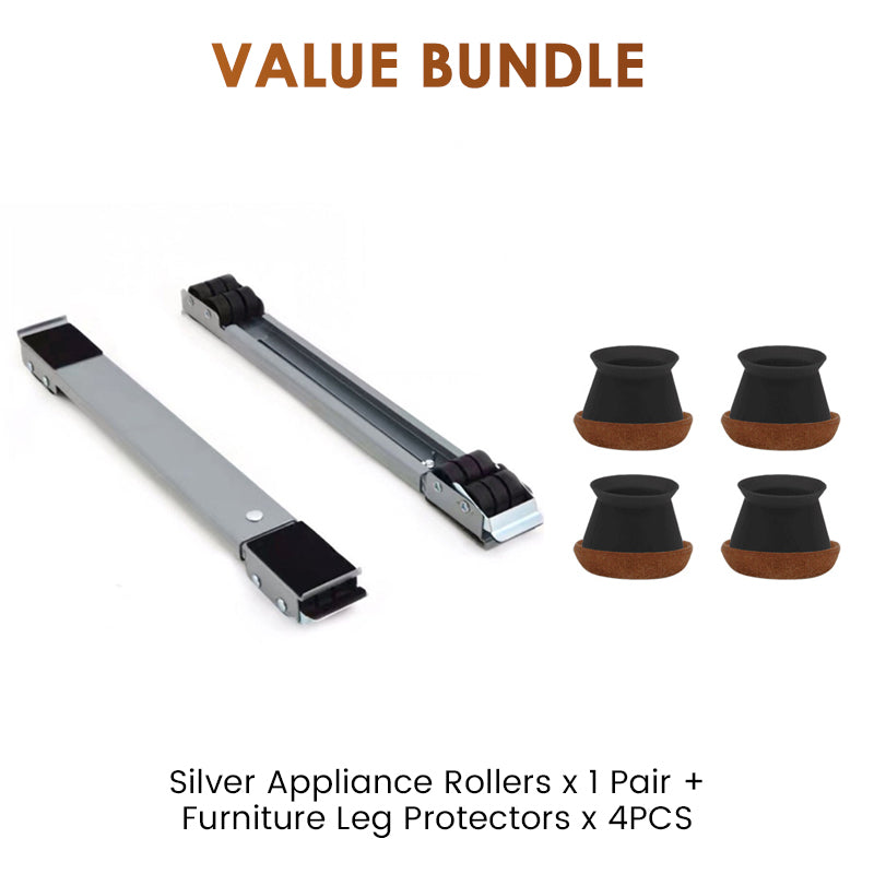 Heavy-Duty Adjustable Appliance Rollers