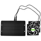 Solar Powered Fan, Solar Fan for Shed, Chicken Coop, Greenhouse, Outside with Two 5In Fans Exhaust Intake Mounting Way and Installation Kits
