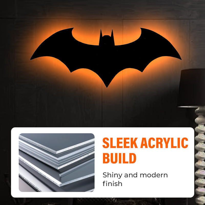 🦇7‑Color Bat Night Light