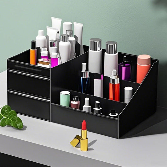 Desktop Makeup Organizer with Drawers