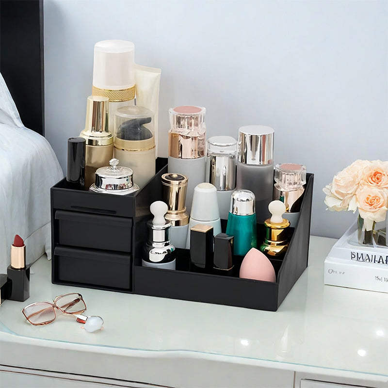 Desktop Makeup Organizer with Drawers