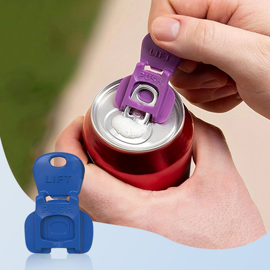 🥫 50% OFF NOW! 🥤 Easy Can Opener & Drink Cover – Smooth opening, spill-proof cover & compact – Ideal for kitchen, camping & on-the-go use 🔧
