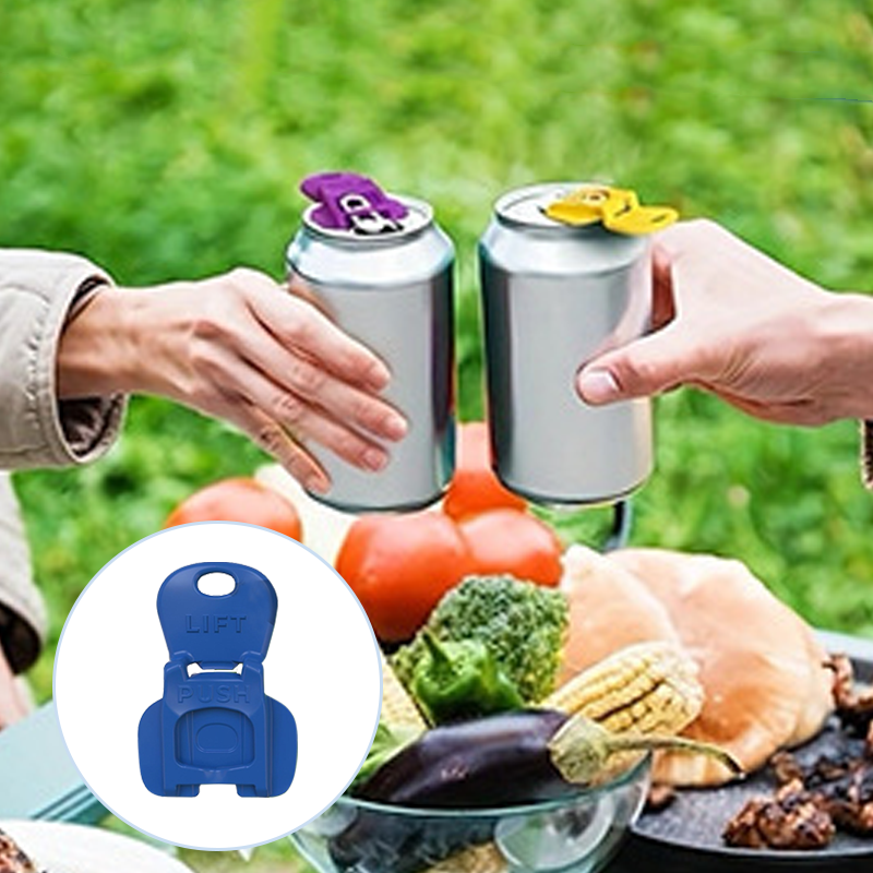 🥫 50% OFF NOW! 🥤 Easy Can Opener & Drink Cover – Smooth opening, spill-proof cover & compact – Ideal for kitchen, camping & on-the-go use 🔧