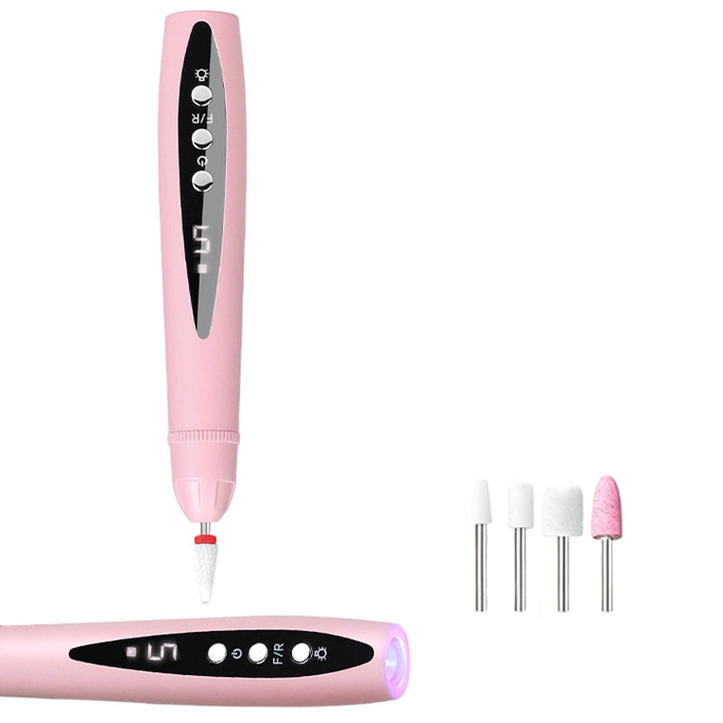 🔥New Hot Selling❤️‍🔥 2-in-1 Electric Nail Drill with UV Gel Light Portable Manicure Pedicure Kit