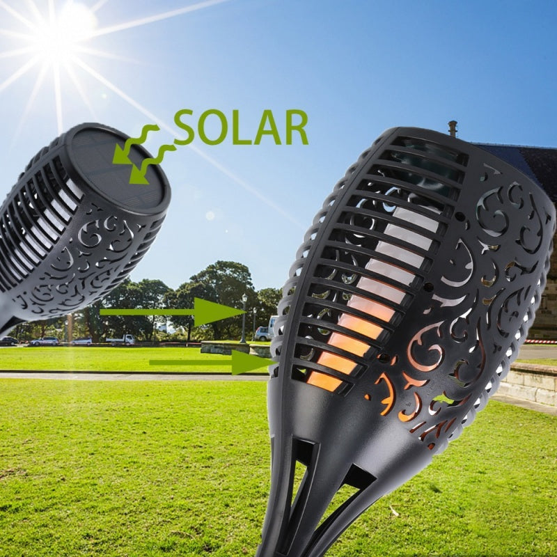 Waterproof Solar Flame Torch Stake Lights