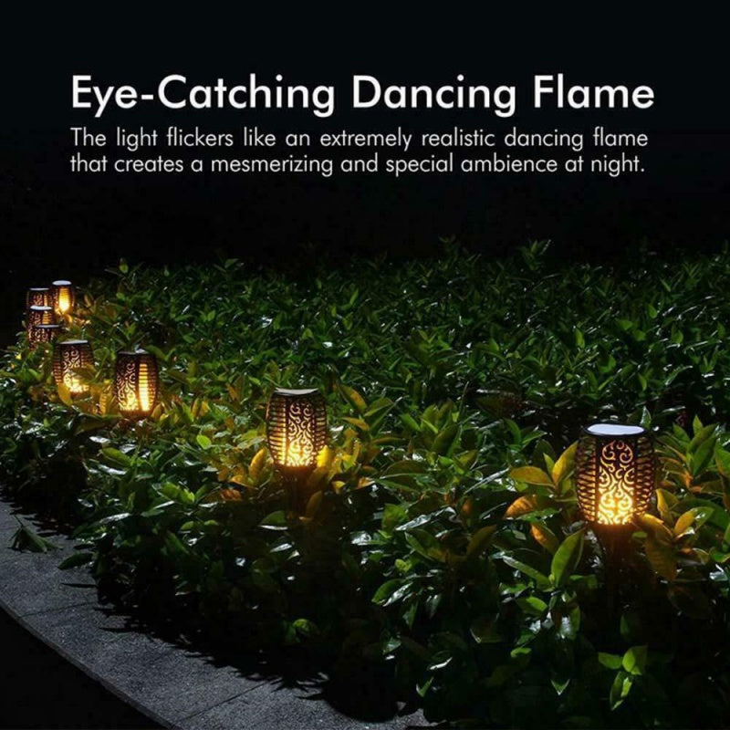 Waterproof Solar Flame Torch Stake Lights
