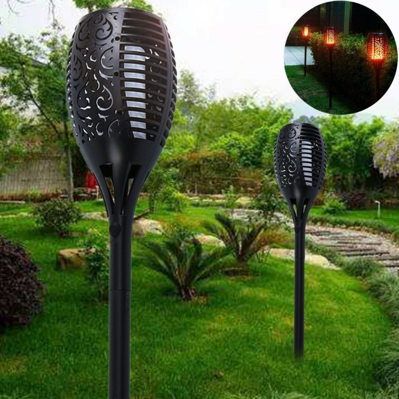 Waterproof Solar Flame Torch Stake Lights