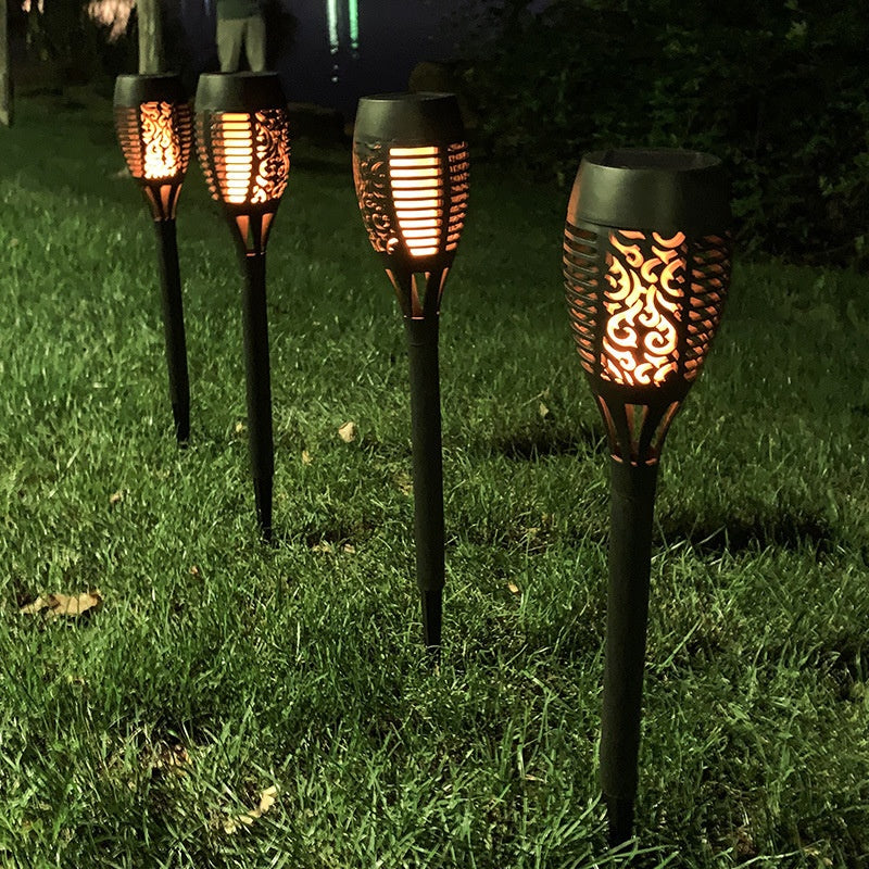 Waterproof Solar Flame Torch Stake Lights