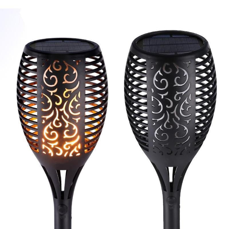 Waterproof Solar Flame Torch Stake Lights