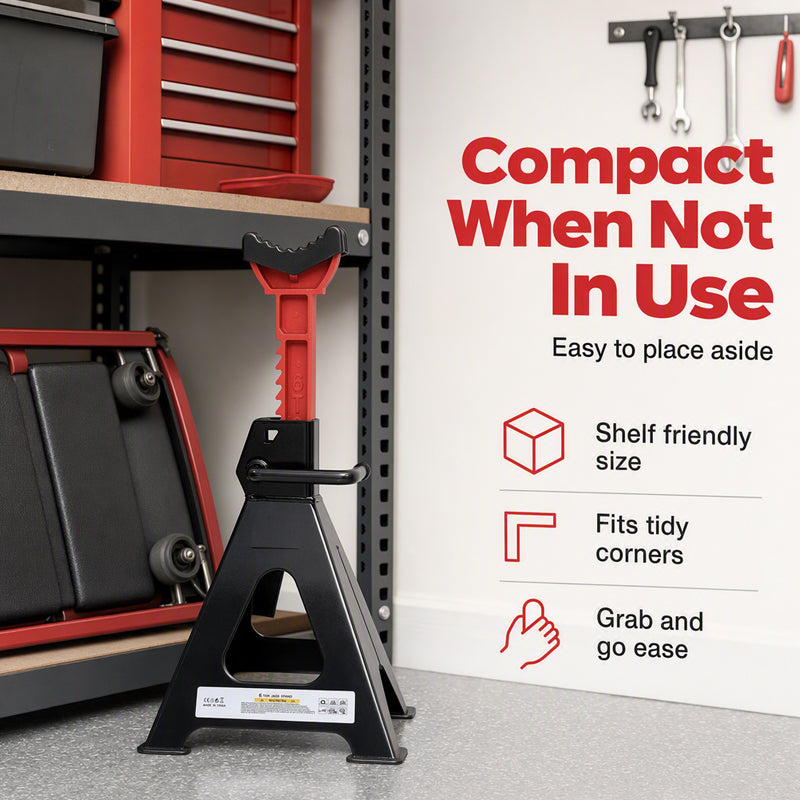 Adjustable Safety Jack Stands for Vehicle Repair