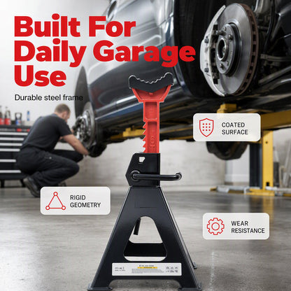 Adjustable Safety Jack Stands for Vehicle Repair