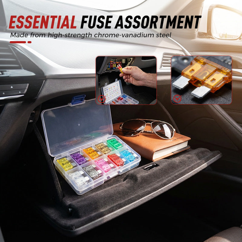🔌🚗 50% OFF! Car Fuse Assortment Kit – Micro, Mini & Standard blade fuses, colour‑coded for easy ID. 100‑300 pcs – be prepared for any electrical fault! 🔧✨