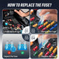 🔌🚗 50% OFF! Car Fuse Assortment Kit – Micro, Mini & Standard blade fuses, colour‑coded for easy ID. 100‑300 pcs – be prepared for any electrical fault! 🔧✨