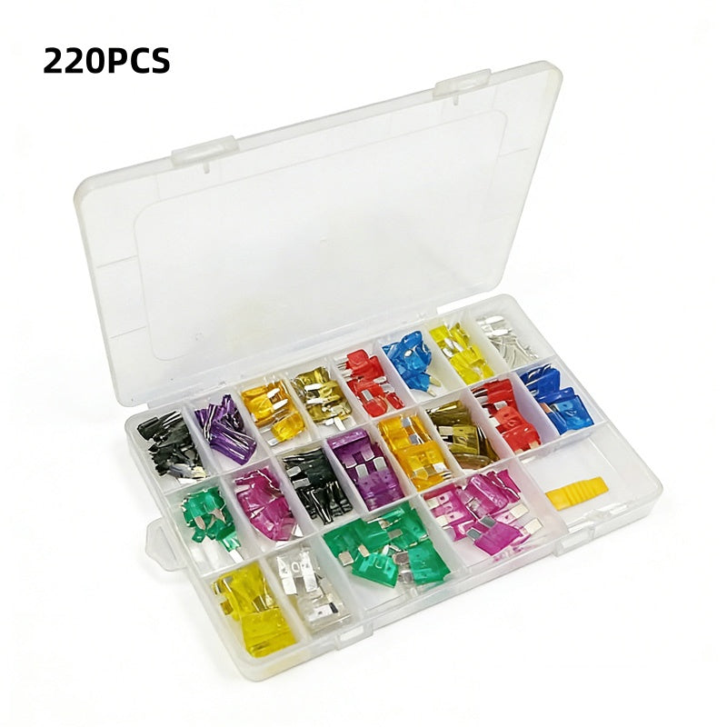 🔌🚗 50% OFF! Car Fuse Assortment Kit – Micro, Mini & Standard blade fuses, colour‑coded for easy ID. 100‑300 pcs – be prepared for any electrical fault! 🔧✨