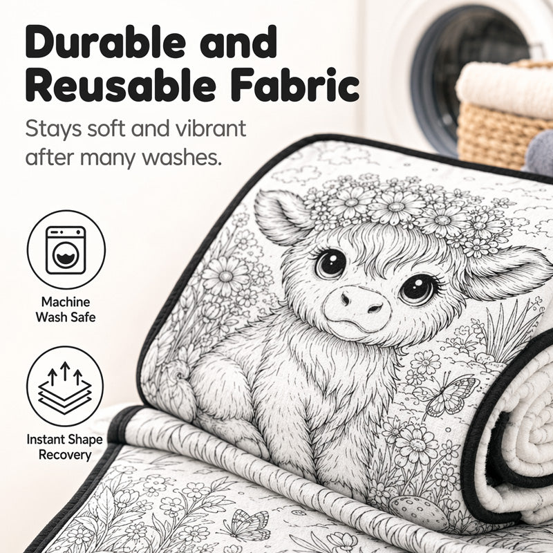 🎨DIY Kids' Coloring Blanket