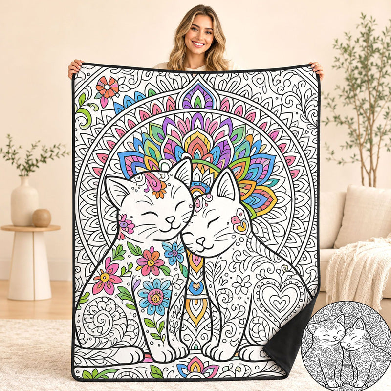 🎨DIY Kids' Coloring Blanket