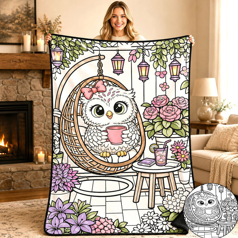 🎨DIY Kids' Coloring Blanket