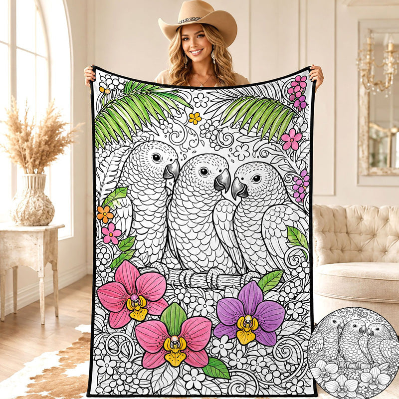 🎨DIY Kids' Coloring Blanket