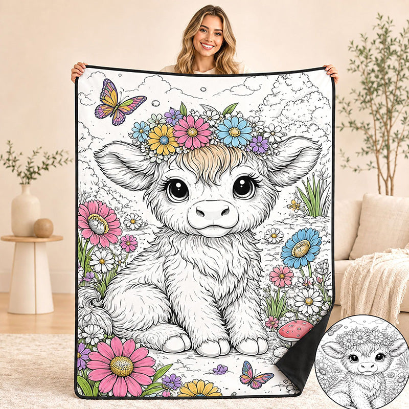 🎨DIY Kids' Coloring Blanket