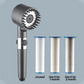 High Pressure Filtered Shower Head with Massage Brush