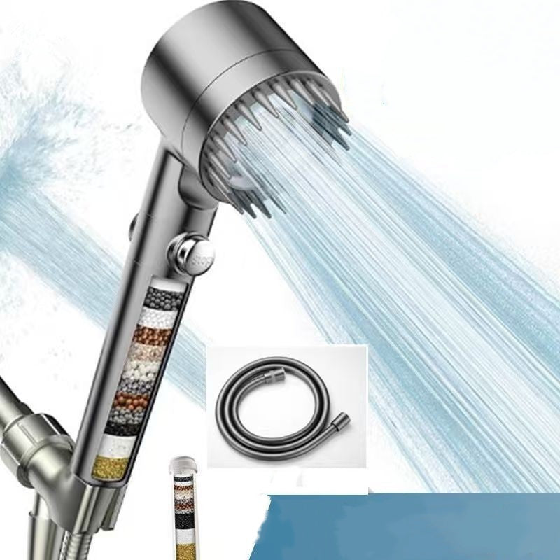 High Pressure Filtered Shower Head with Massage Brush