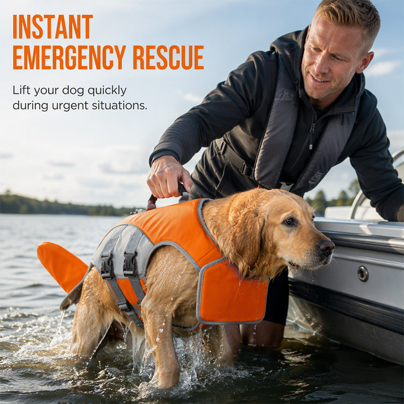 🐕🦺 Dog Life Jacket with Removable Front Float – 50% OFF! Bright safety colors, adjustable straps, buoyant – keeps your dog safe in water. 🛡️💦