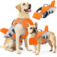 🐕🦺 Dog Life Jacket with Removable Front Float – 50% OFF! Bright safety colors, adjustable straps, buoyant – keeps your dog safe in water. 🛡️💦