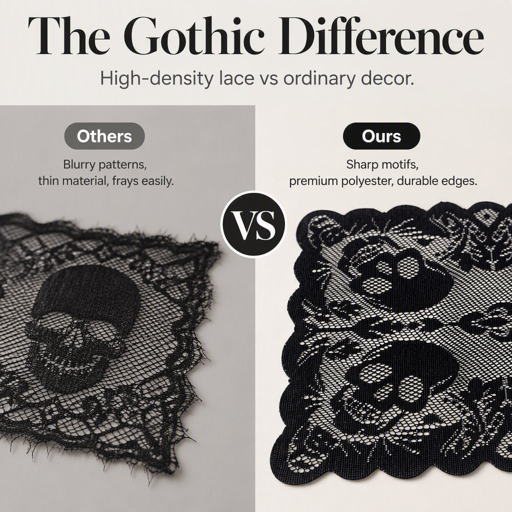 🎃LIMITED-TIME 50% OFF! ⏰Spooky Halloween Patterns Tablecloth and Placemats Set