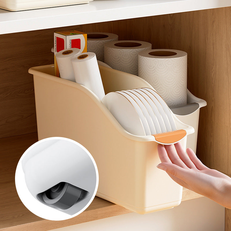 Rolling Cabinet Organizer Bin
