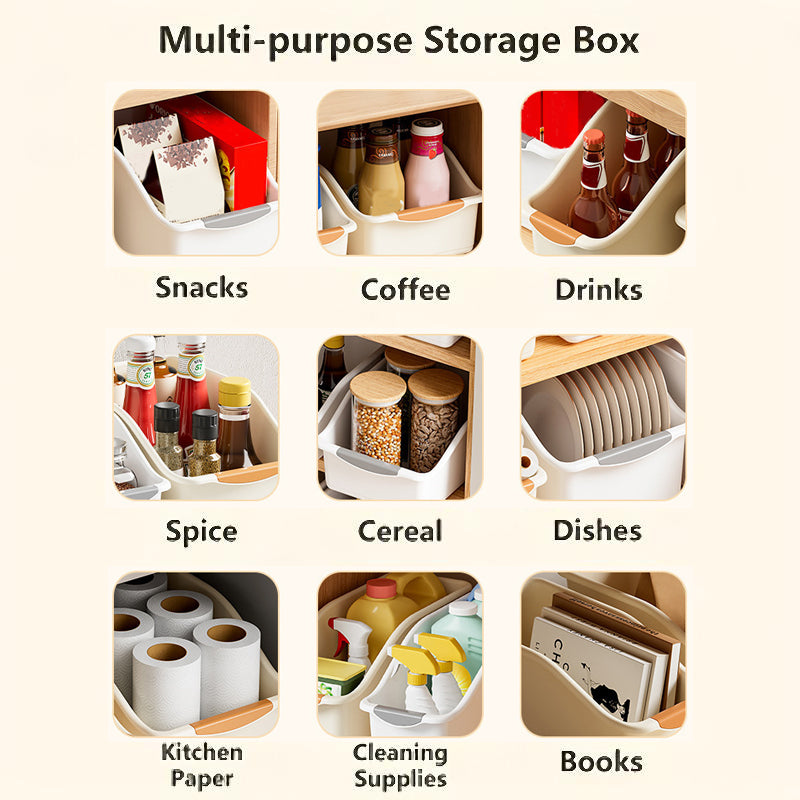 Rolling Cabinet Organizer Bin