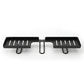 Steel Folding Storage Rack—A storage rack that requires no drilling and can be mounted above a faucet, featuring adjustable brackets for smooth drainage and easy cleaning with a damp cloth