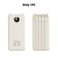 Fast Charging Power Bank with Built-in Cables