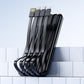 Fast Charging Power Bank with Built-in Cables