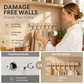 No-Drill Wall-Mounted Kitchen Hook Rack