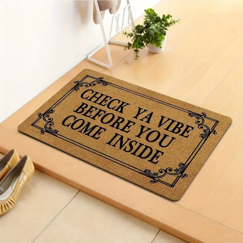 🏠 50% OFF! 😄 Funny Text Welcome Doormat – Cute print & anti-slip ✨