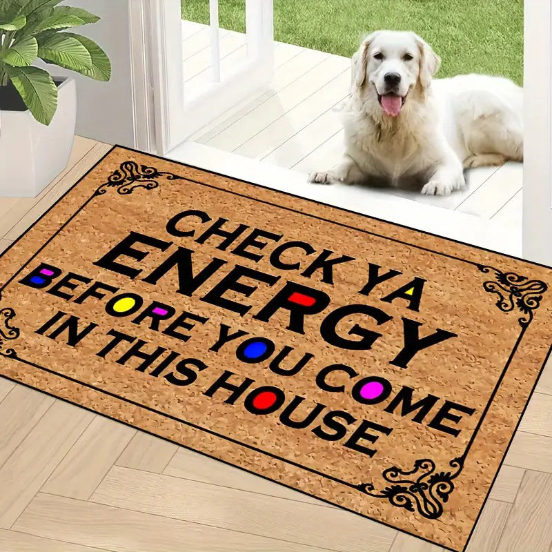 🏠 50% OFF! 😄 Funny Text Welcome Doormat – Cute print & anti-slip ✨