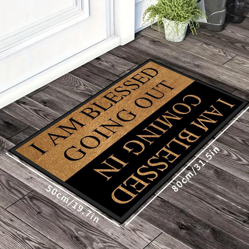 🏠 50% OFF! 😄 Funny Text Welcome Doormat – Cute print & anti-slip ✨
