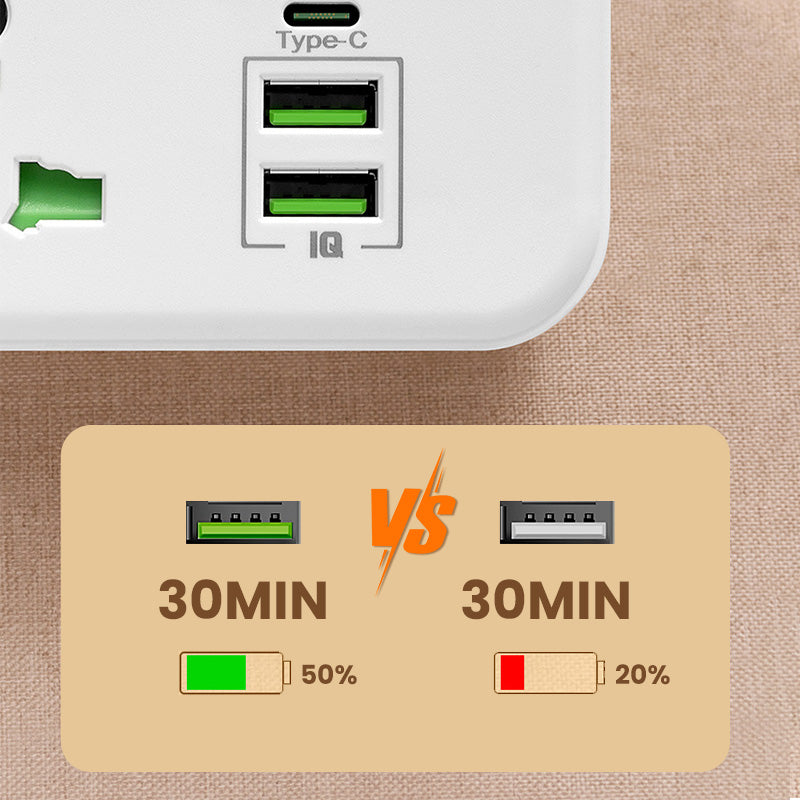 🔌Connecting Socket with Type-C Charging Plug