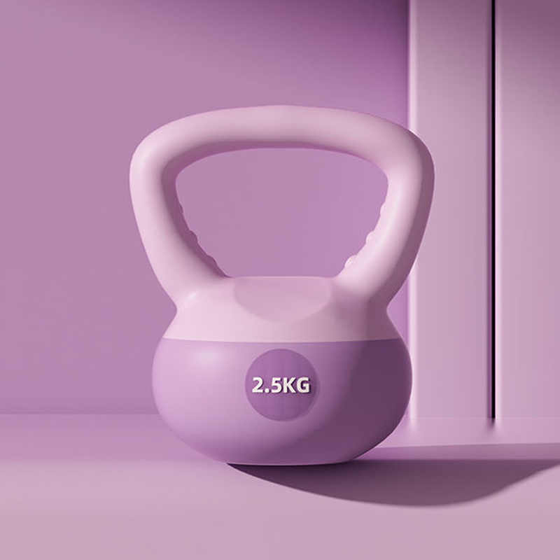 PVC Coated Kettlebell for Home Gym