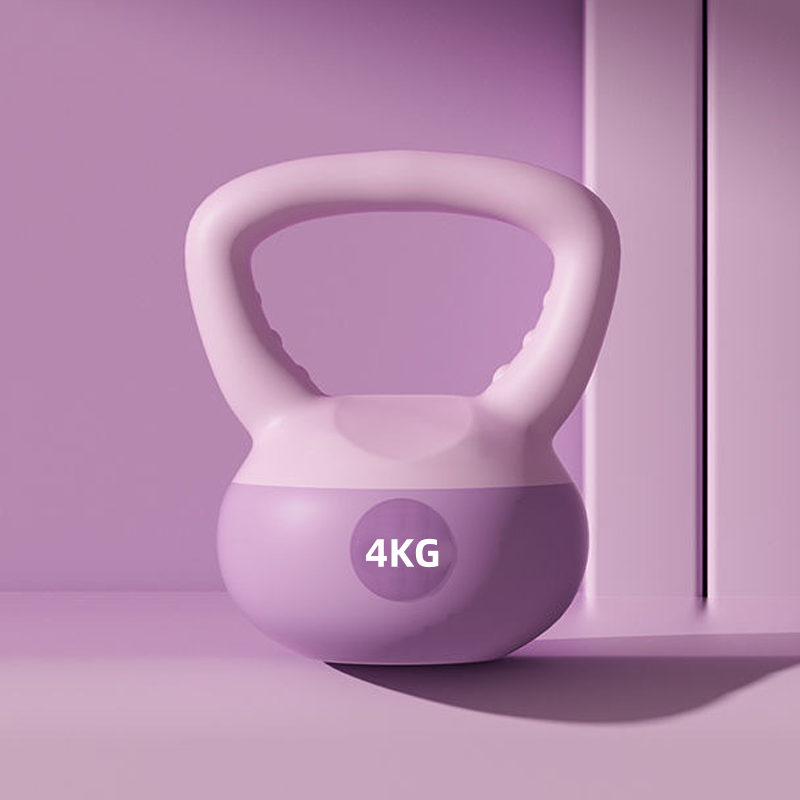 PVC Coated Kettlebell for Home Gym