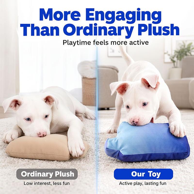🐶Dog Squeaky Sound Toy, Pet Interactive Chew Vape Chew Toy, Multiple Colors Available, Contains Noise Paper, Durable, Soft and Safe Toy, Suitable for All Breeds