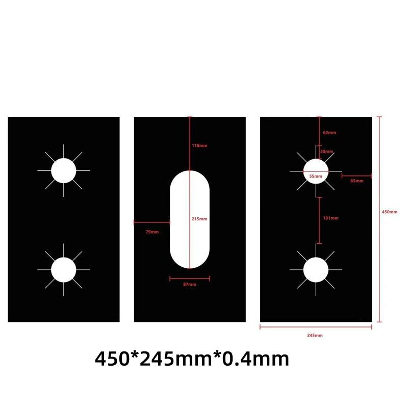 Reusable Gas Stove Burner Protectors