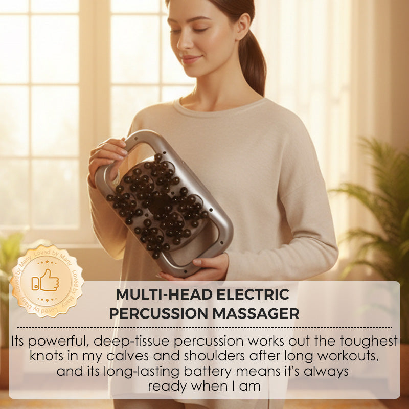 Multi-Head Electric Percussion Massager