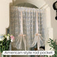 🌸Embroidered Floral Tie-Up Sheer Curtain