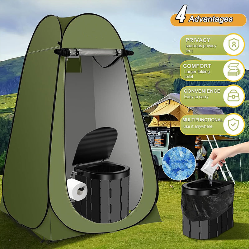 Portable Outdoor Pop-Up Privacy Tent