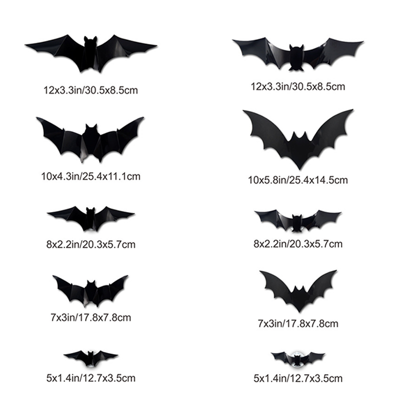 🦇 3D Bat LED Wall Light Decor 💡