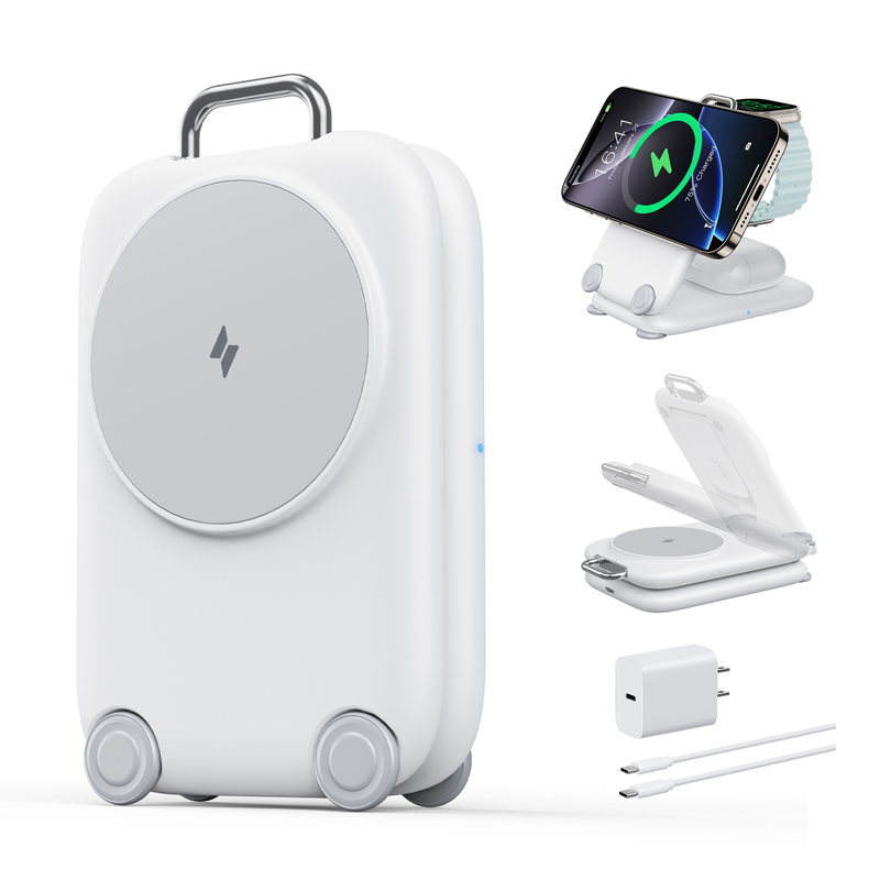 🎄LIMITED-TIME 50% OFF! ⏰3-in-1 Foldable Magnetic Wireless Charger Stand