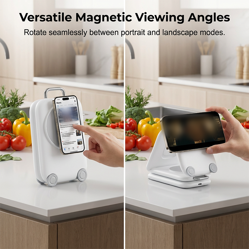 🎄LIMITED-TIME 50% OFF! ⏰3-in-1 Foldable Magnetic Wireless Charger Stand