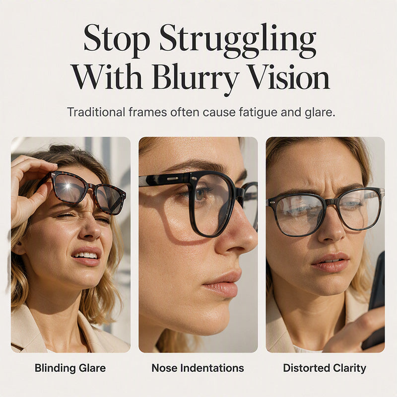 📢📢50% OFF !! ⏰Rimless Square Sunglasses